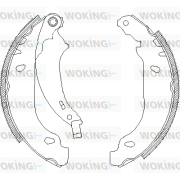 Z4076.00 Sada brzdových čelistí WOKING