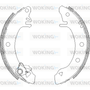 Z4100.00 WOKING sada brzdových čeľustí Z4100.00 WOKING