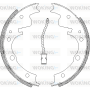 Z4104.01 Sada brzdových čelistí WOKING