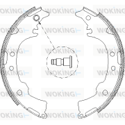 Z4115.00 WOKING sada brzdových čeľustí Z4115.00 WOKING