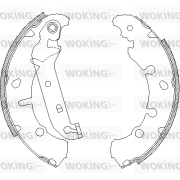 Z4137.00 Sada brzdových čelistí WOKING