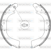 Z4172.01 WOKING sada brzdových čeľustí Z4172.01 WOKING