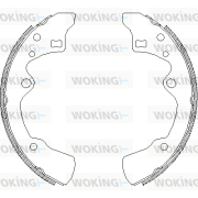 Z4183.00 Sada brzdových čelistí WOKING