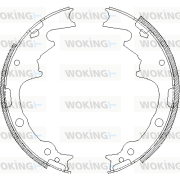 Z4188.00 WOKING sada brzdových čeľustí Z4188.00 WOKING