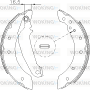 Z4199.00 WOKING sada brzdových čeľustí Z4199.00 WOKING