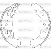 Z4206.00 Sada brzdových čelistí WOKING