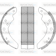 Z4214.01 Sada brzdových čelistí WOKING