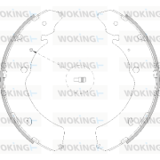 Z4216.00 Sada brzdových čelistí WOKING