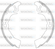 Z4268.00 Sada brzdových čelistí WOKING