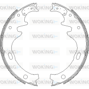 Z4335.00 Sada brzdových čelistí WOKING