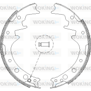 Z4346.00 WOKING sada brzdových čeľustí Z4346.00 WOKING