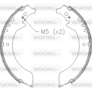 Z4355.00 WOKING sada brzdových čeľustí Z4355.00 WOKING