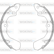 Z4386.00 WOKING sada brzdových čeľustí Z4386.00 WOKING