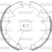 Z4423.00 Sada brzdových čelistí WOKING