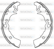 Z4433.00 WOKING sada brzdových čeľustí Z4433.00 WOKING