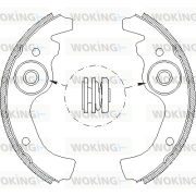 Z4611.00 Sada brzdových čelistí WOKING