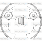 Z4617.00 Sada brzdových čelistí WOKING