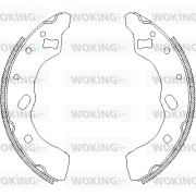 Z4639.00 Sada brzdových čelistí WOKING