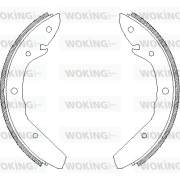 Z4686.00 Sada brzdových čelistí WOKING