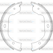 Z4740.00 WOKING sada brzd. čeľustí parkov. brzdy Z4740.00 WOKING