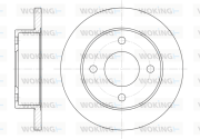 D6012.00 WOKING brzdový kotúč D6012.00 WOKING