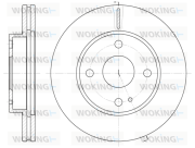 D6056.10 Brzdový kotouč WOKING