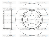 D61007.00 WOKING brzdový kotúč D61007.00 WOKING
