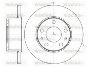 D61008.00 WOKING brzdový kotúč D61008.00 WOKING
