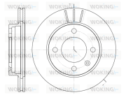 D6106.10 WOKING brzdový kotúč D6106.10 WOKING