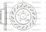 D61068.10 WOKING brzdový kotúč D61068.10 WOKING