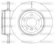 D61082.10 WOKING brzdový kotúč D61082.10 WOKING