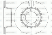 D61126.10 WOKING brzdový kotúč D61126.10 WOKING
