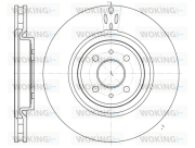 D61151.10 WOKING brzdový kotúč D61151.10 WOKING