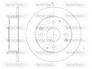 D61156.00 Brzdový kotouč WOKING
