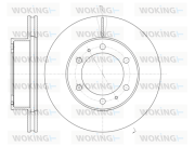 D61205.10 Brzdový kotouč WOKING
