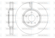 D61244.10 Brzdový kotouč WOKING