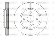 D61266.10 WOKING brzdový kotúč D61266.10 WOKING