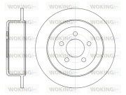 D61271.00 WOKING brzdový kotúč D61271.00 WOKING