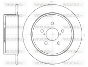 D61300.00 WOKING brzdový kotúč D61300.00 WOKING