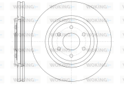 D61348.10 Brzdový kotouč WOKING