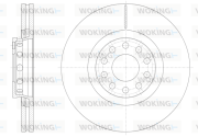 D61362.10 WOKING brzdový kotúč D61362.10 WOKING