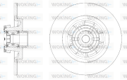 D61591.20 WOKING brzdový kotúč D61591.20 WOKING