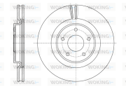 D61622.10 WOKING brzdový kotúč D61622.10 WOKING
