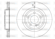D61633.10 WOKING brzdový kotúč D61633.10 WOKING