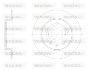D61666.00 Brzdový kotouč WOKING