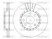 D6174.10 WOKING brzdový kotúč D6174.10 WOKING