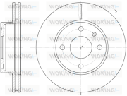 D6215.10 Brzdový kotouč WOKING