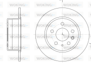 D6280.00 Brzdový kotouč WOKING