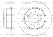 D6283.00 WOKING brzdový kotúč D6283.00 WOKING