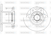 D6290.00 WOKING brzdový kotúč D6290.00 WOKING